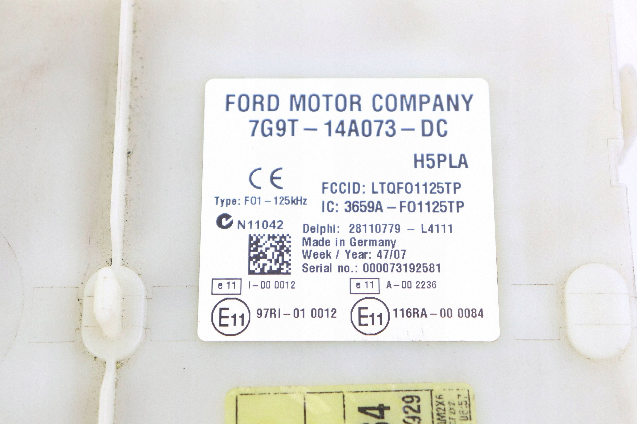 FORD MONDEO MK4 Module Module fusibles 7G9T-14A073-DC EUROPA