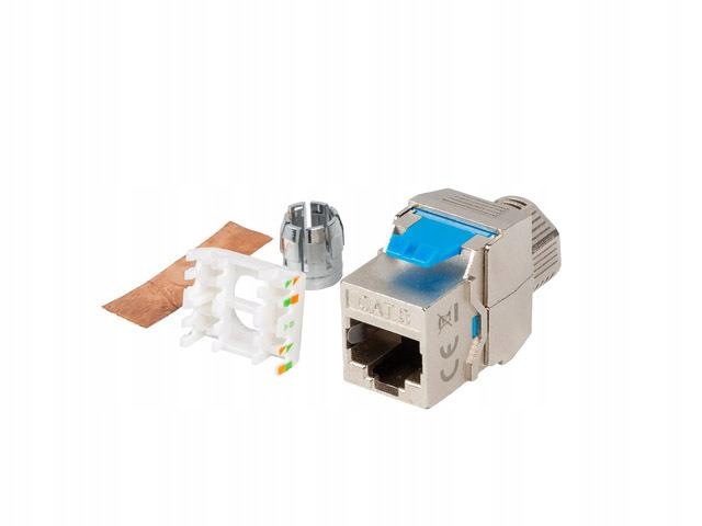 Lanberg Moduł Keystone Gniazdo RJ45 Lsa Beznarzędziowe Do Sieci Ftp KAT.8.1