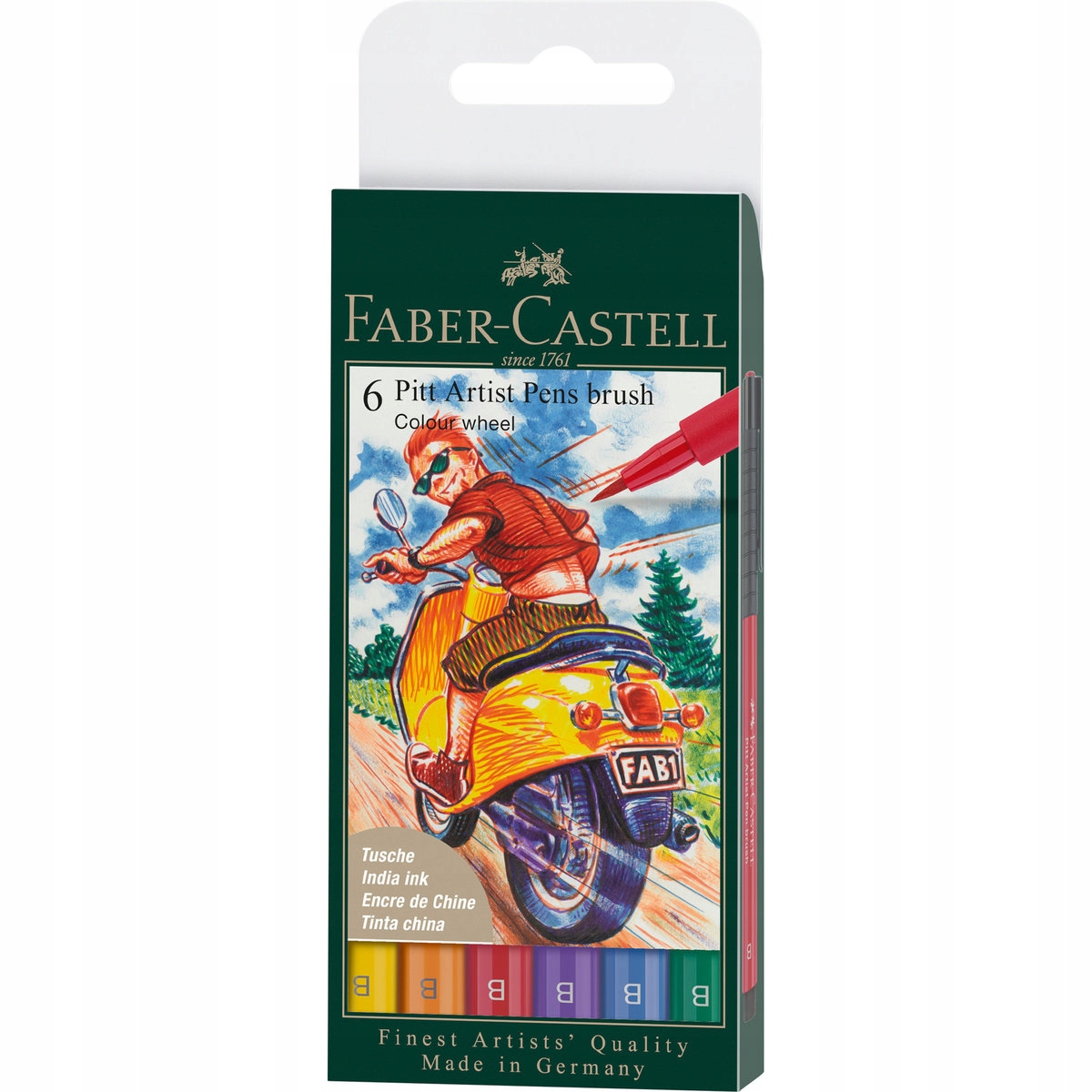 Faber-castell Pitt Artist B Základní Barvy 6 Ks