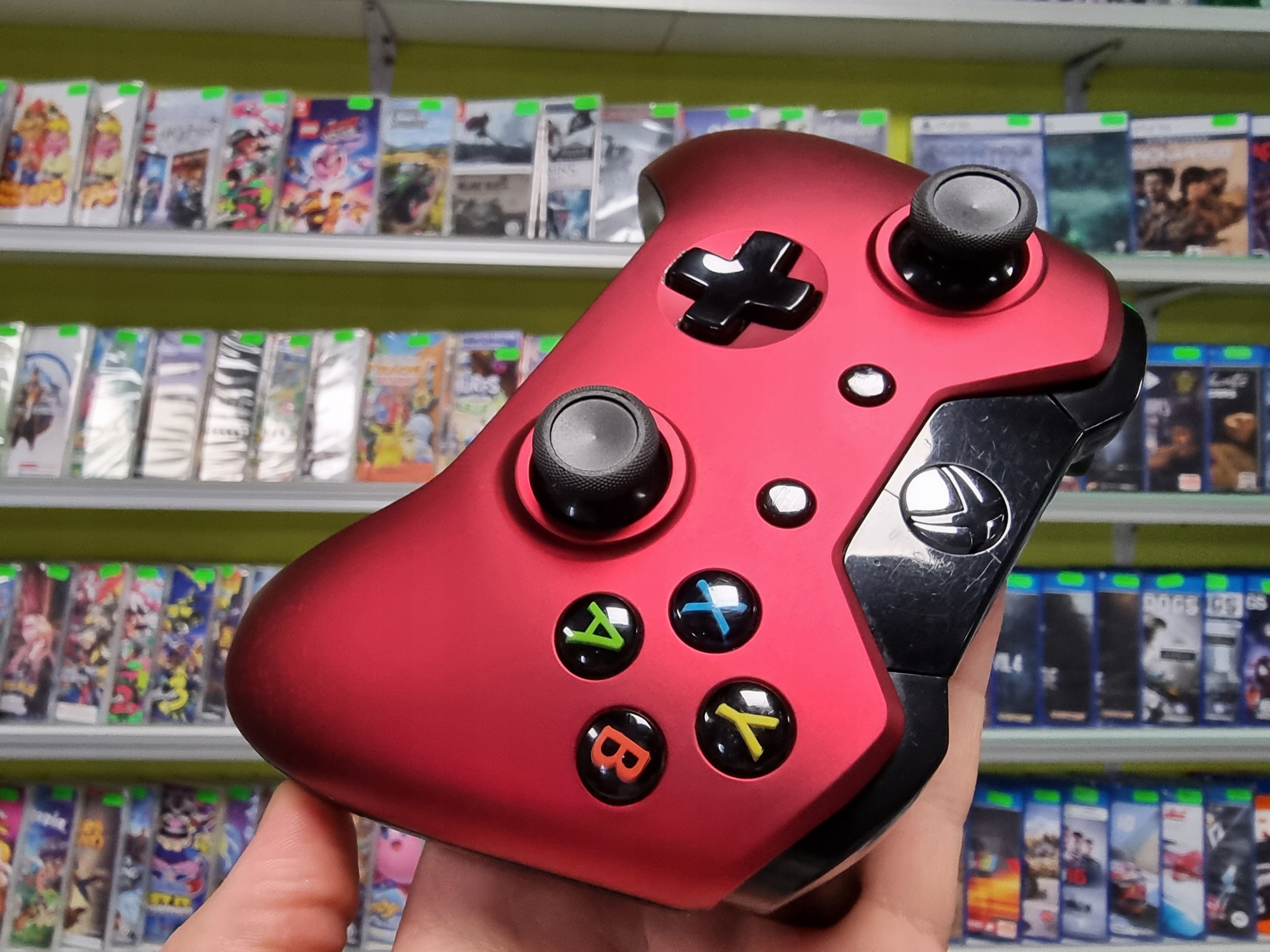 113. ORYGINALNY PAD KONTROLER XBOX ONE SERIES S X CUSTOM RED SHADOW Marka Microsoft