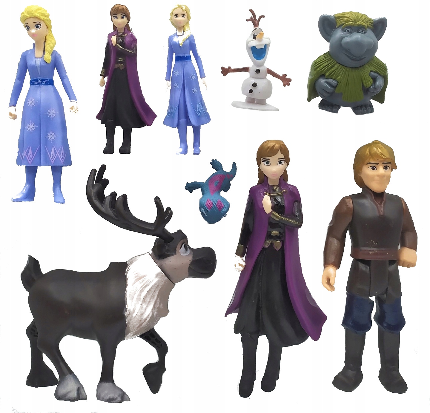 

Frozen Zestaw 9 Figurek Tort Kraina Lodu Elsa Olaf