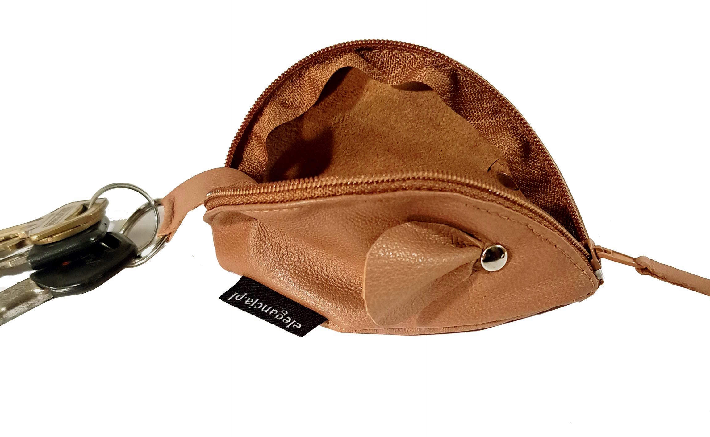 ETUI SKÓRZANE NA KLUCZE PORTFELIK BRĄZOWE NOWE HIT Typ etui