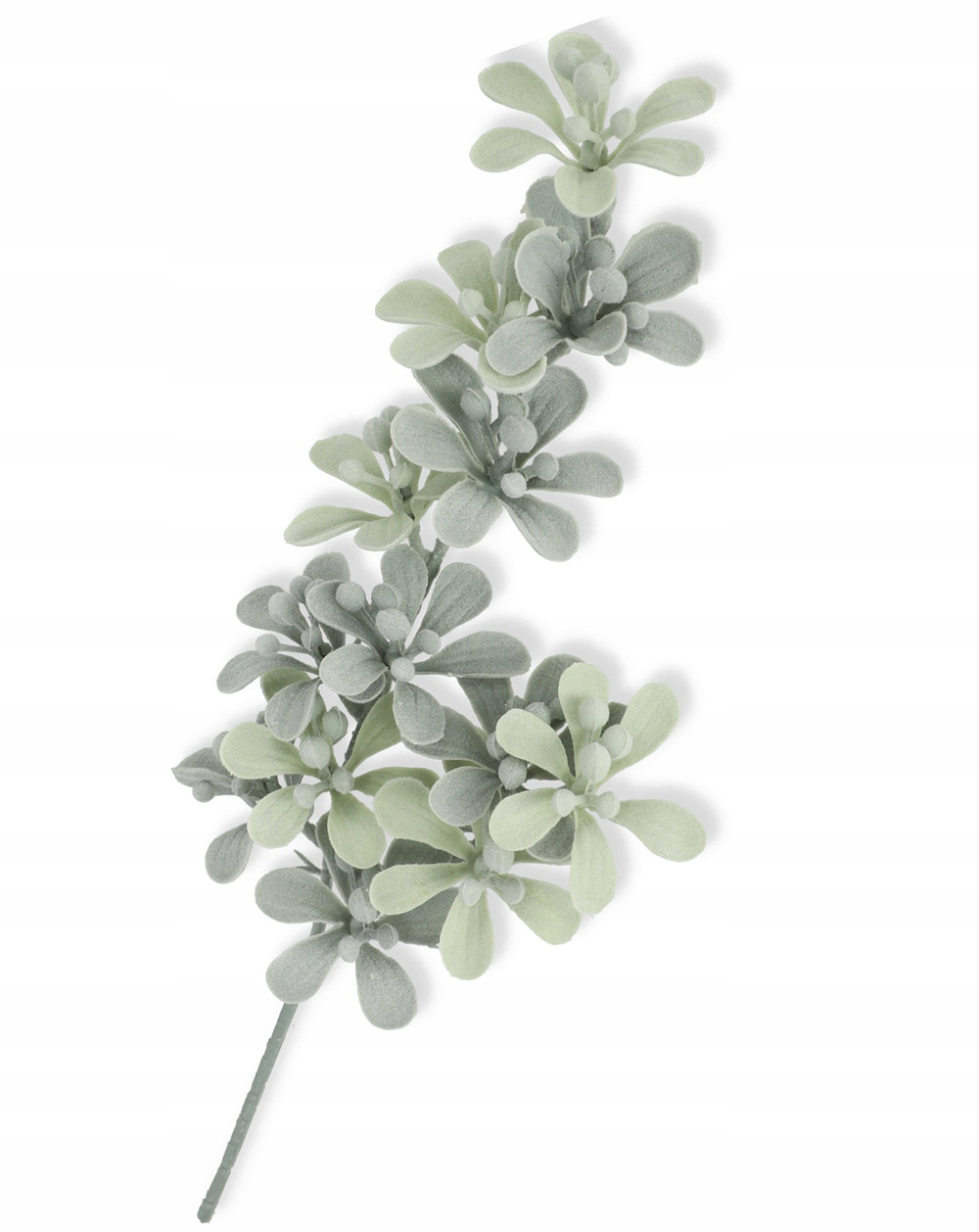 

Jemioła gałązka zimowa flokowana 32cm