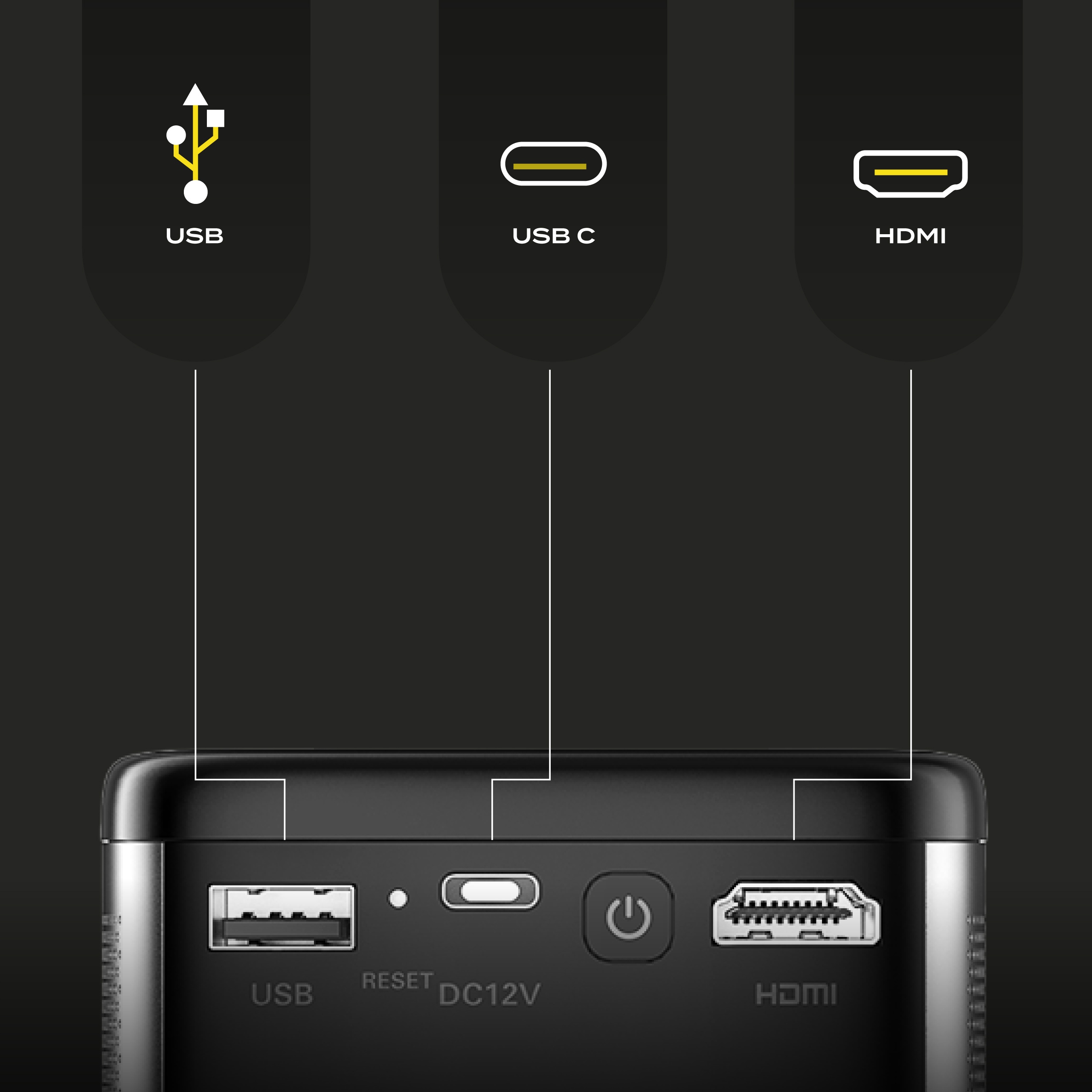 Портативний проектор 4K Проектор FOCUS KEYSTONE 9.0 200” + ПУЛЬТ ДИСТАНЦІЙНОГО ЧПУХА ШТАТИВ Модель OV-MULTIPIC 8.1 SILVER