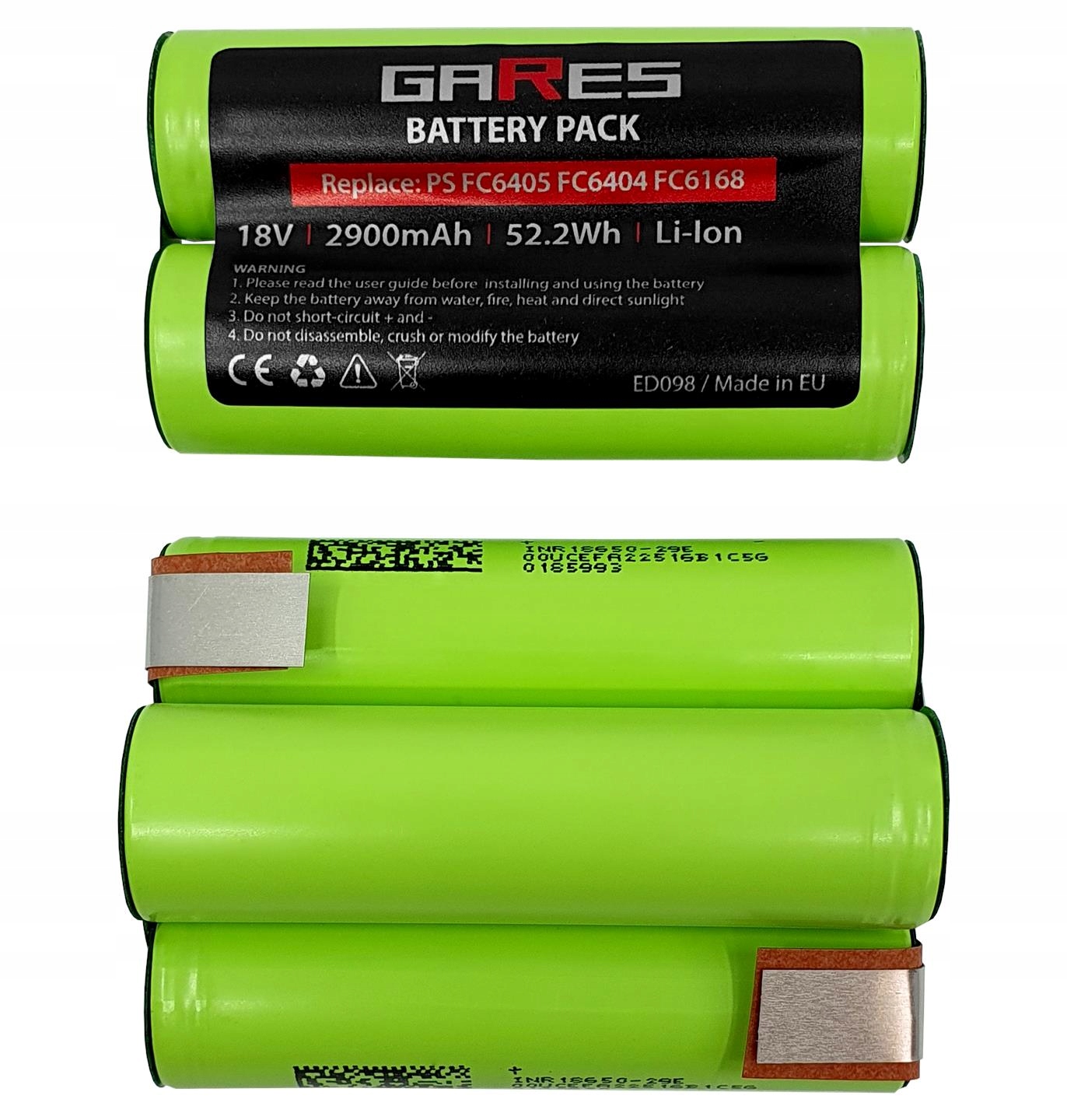 Bateria do Philips PowerPro FC6405 FC6404 2,9Ah