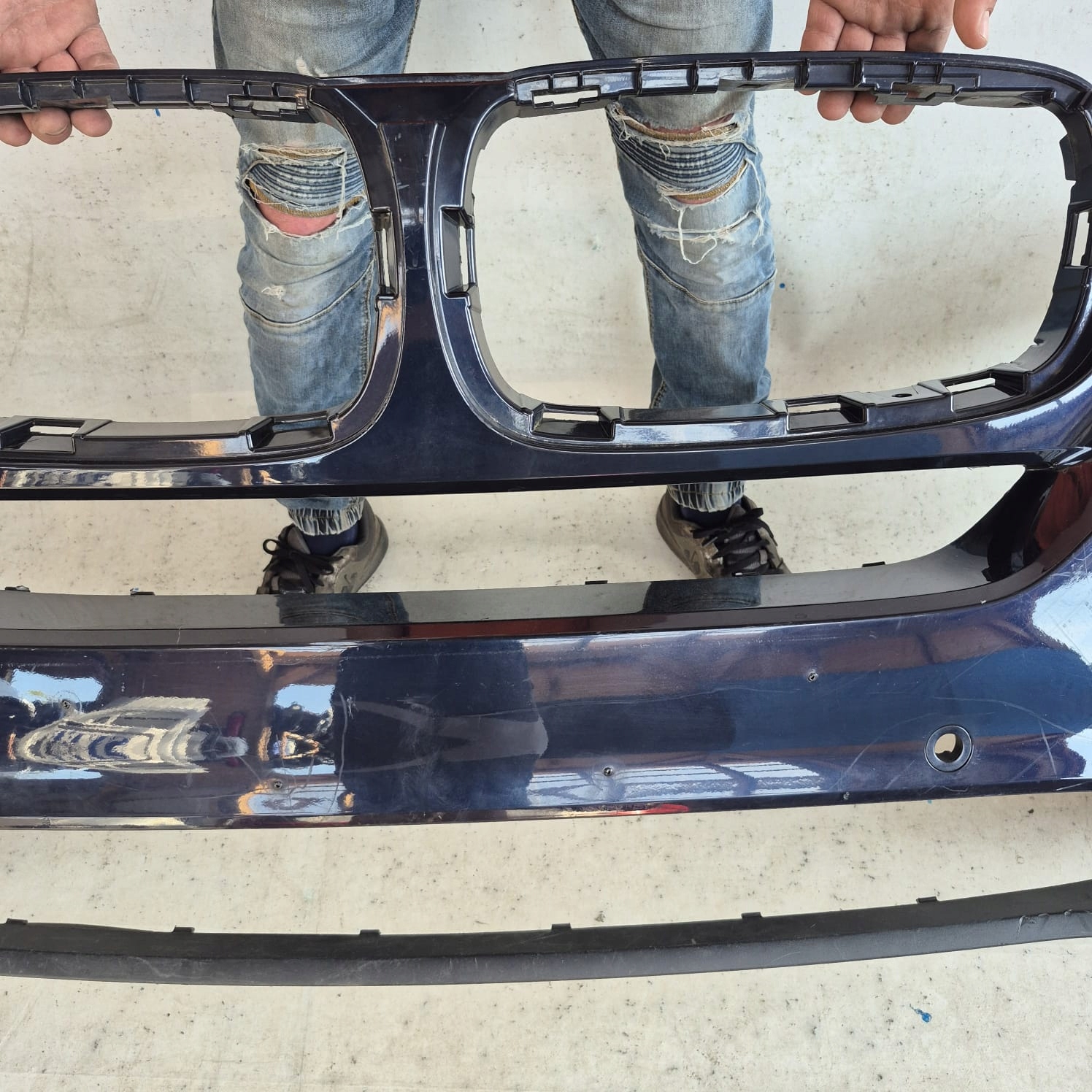 BMW X5 F15 13-18 bumper front front washer PDC