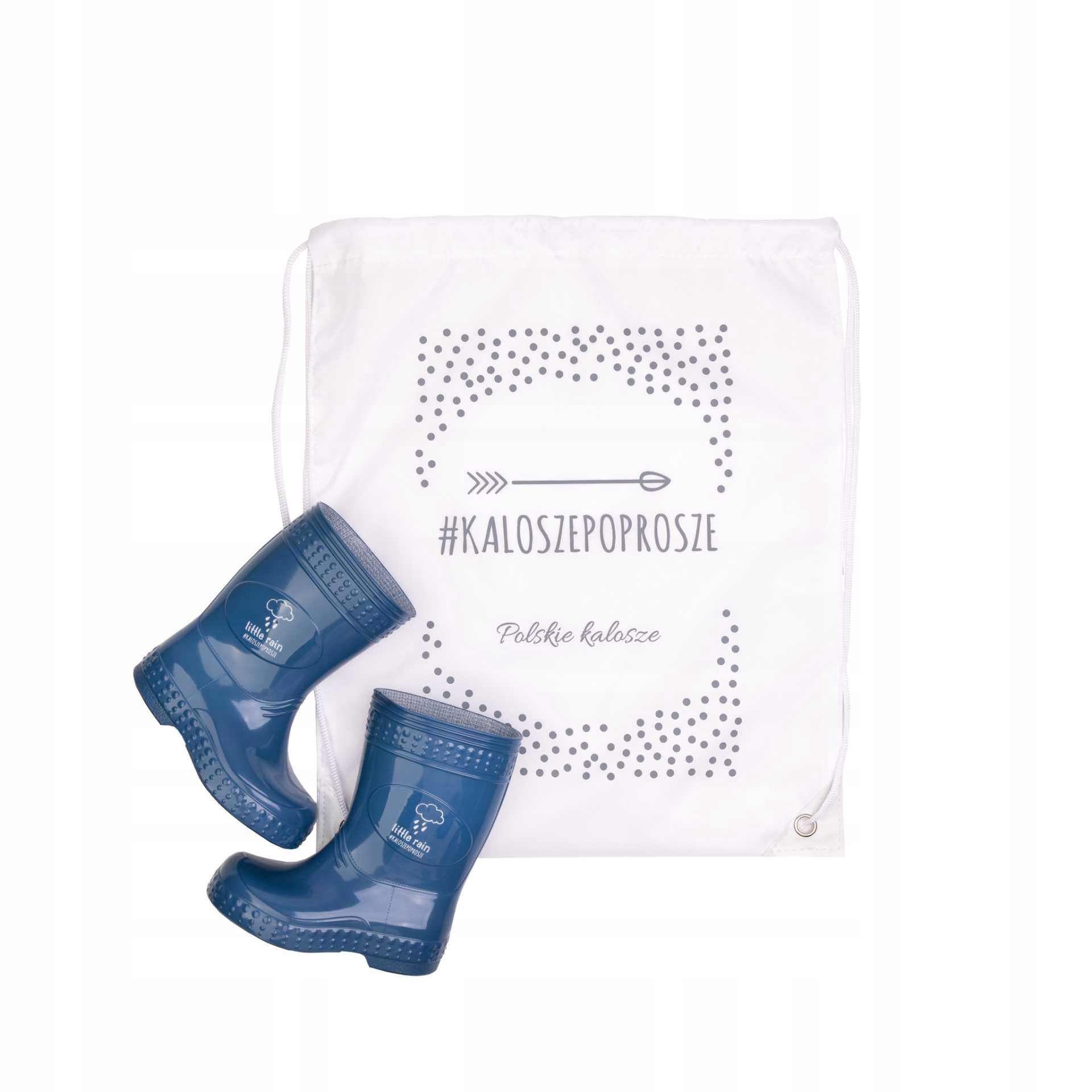 Kalosze Poprosze Sweet Dreams Deszcz - Jeansowy 25/26 Marka KaloszePoprosze