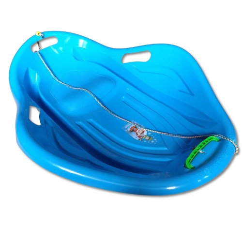 Ślizg na śnieg Muszla ślizgacz zjazdowy Sanki Plastikowe Niebieskie