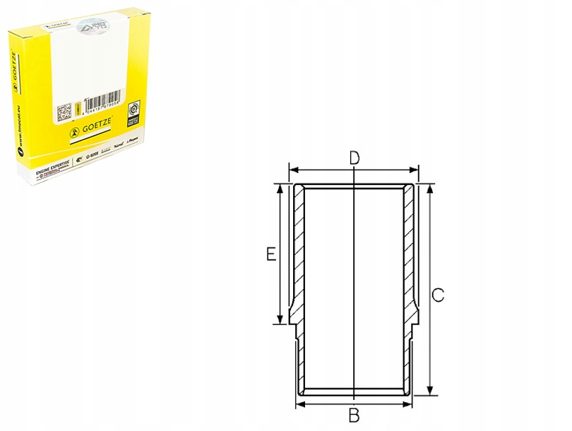 TULEJA CYLINDRA IVECO ZETA FIAT 1000 160-XX 180-XX 300 FE HITACHI DX