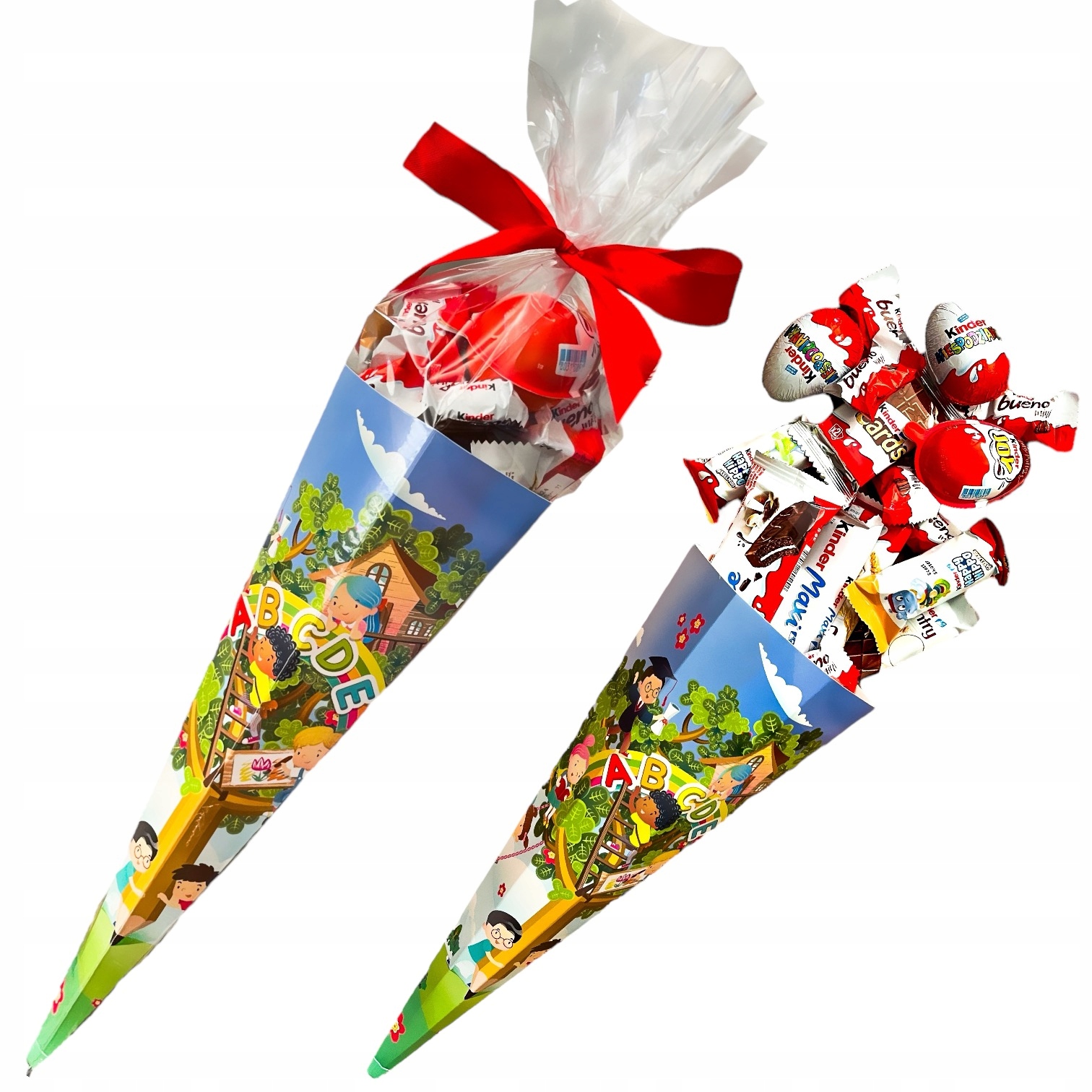 na Rozpoczęcie Roku Szkolnego Zakończenie Róg obfitości słodycze