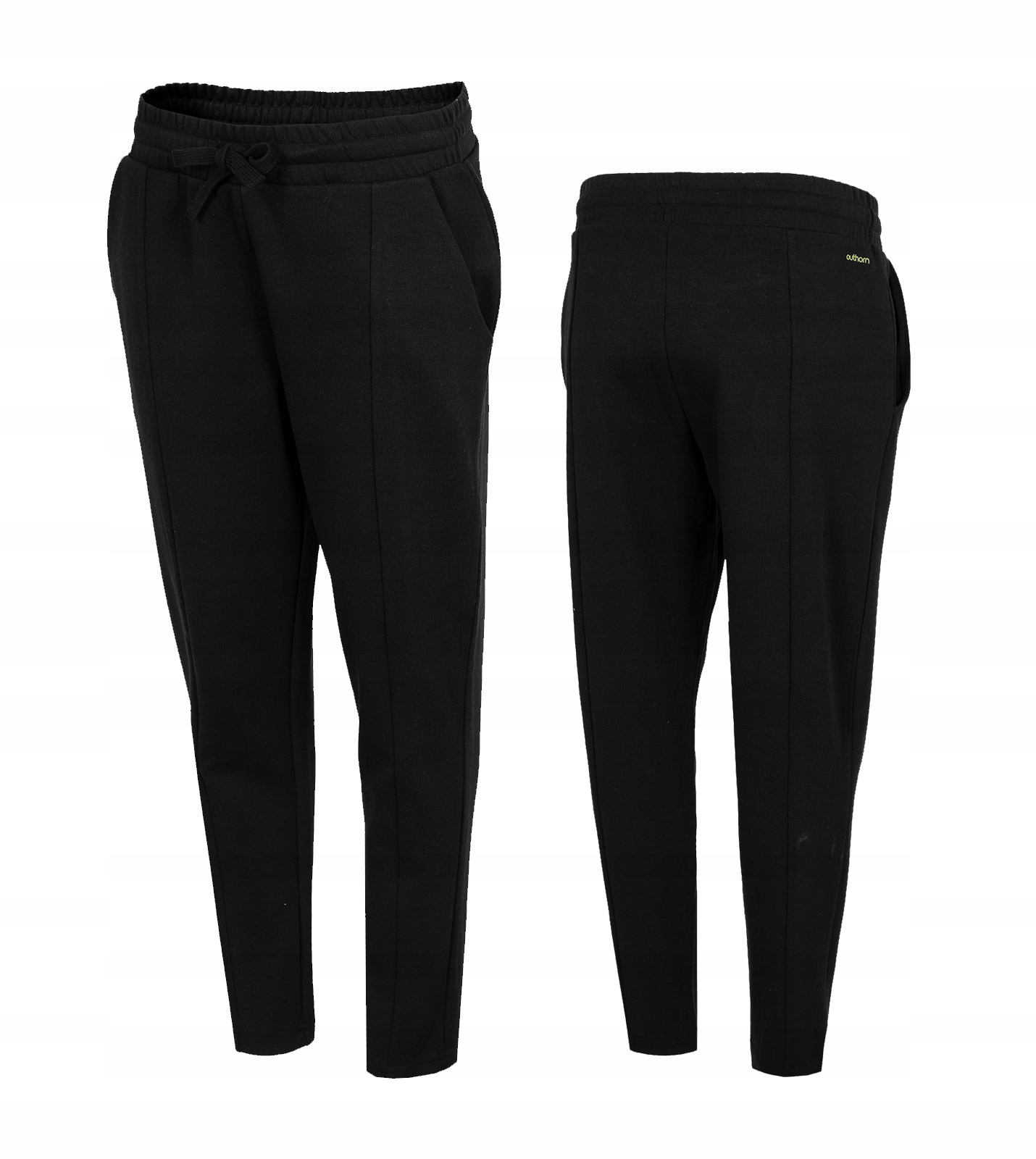 

Spodnie Dresowe Z Przeszyciami Czarne Interlock S