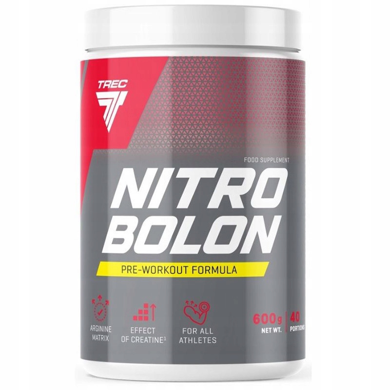 Trec Nitrobolon Pre-Workout Formula 600g Vytrvalost Prokrvení Svalů