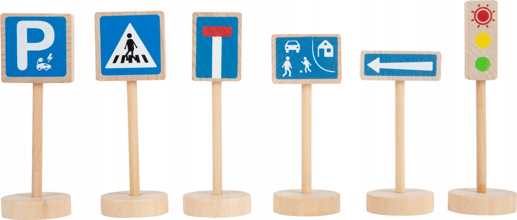 ZNAKI DROGOWE ZESTAW DREWNIANY DLA DZIECI Certyfikaty, opinie, atesty CE
