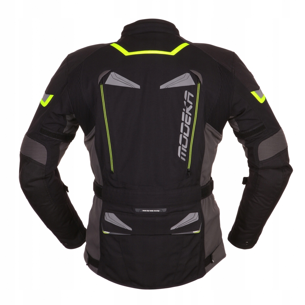 Kurtka moto MODEKA Panamericana Black/Neon r. M Producent Modeka