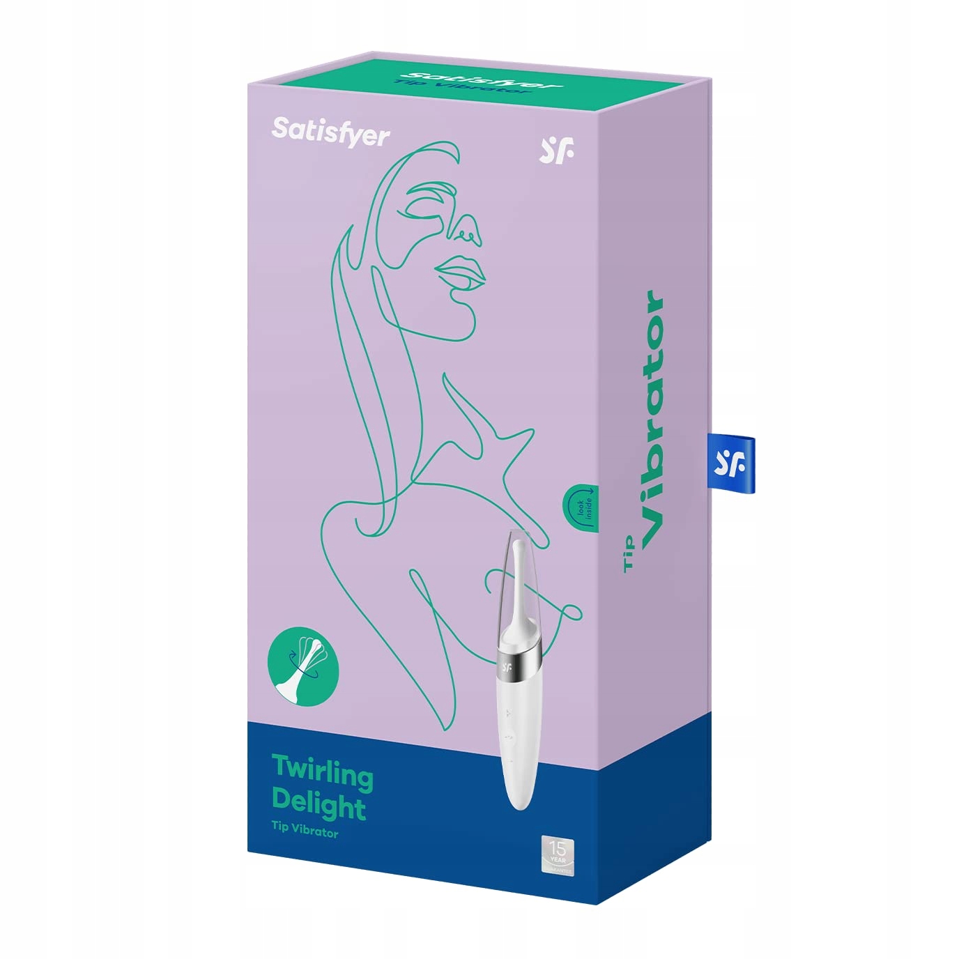 SATISFYER Twirling Delight Wibrator 40 Programów Biały — miniatura 4