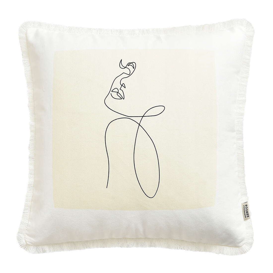 

Poduszka dekoracyjna 45x45 ozdobna biała Ladies Wz
