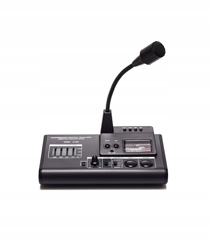 AV-908 mikrofon stołowy equalizer kompresor V/u