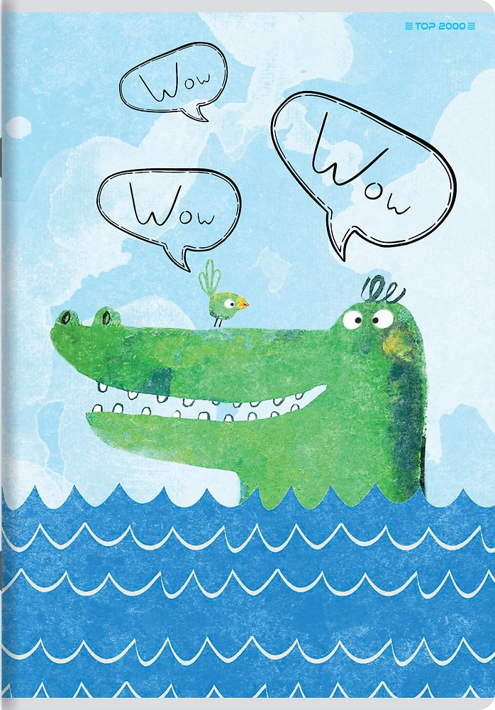 Zeszyt w trzy linie A5 TOP-2000 16 kartek Boy Marka TOP-2000