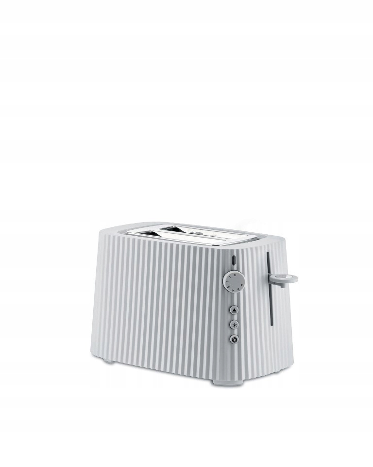 Plisse – toaster, biely, Alessi