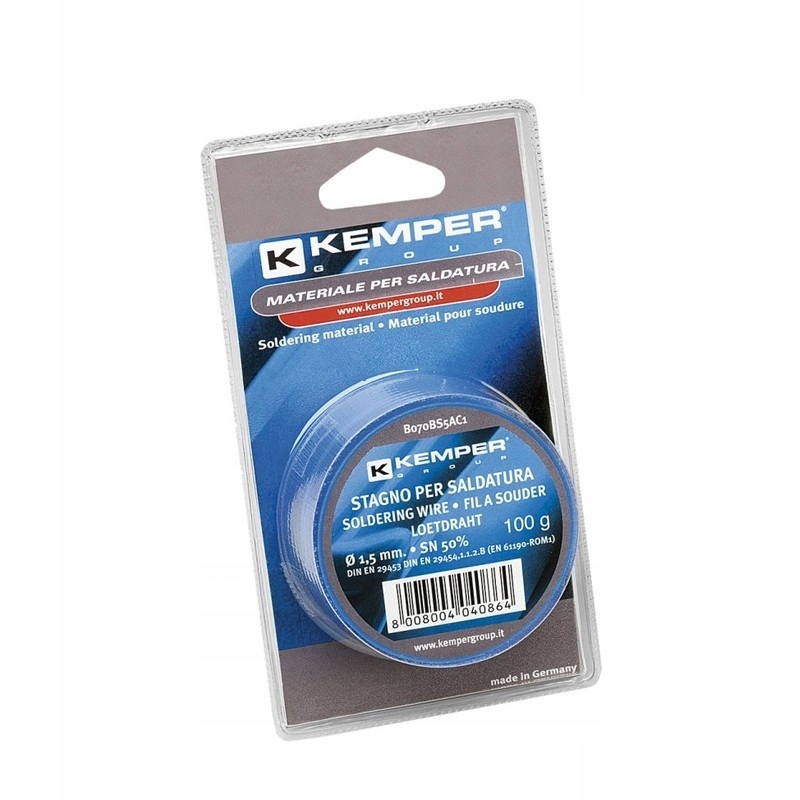 Spoiwo lutownicze blister lut miekki cyna 50% 1,5mm