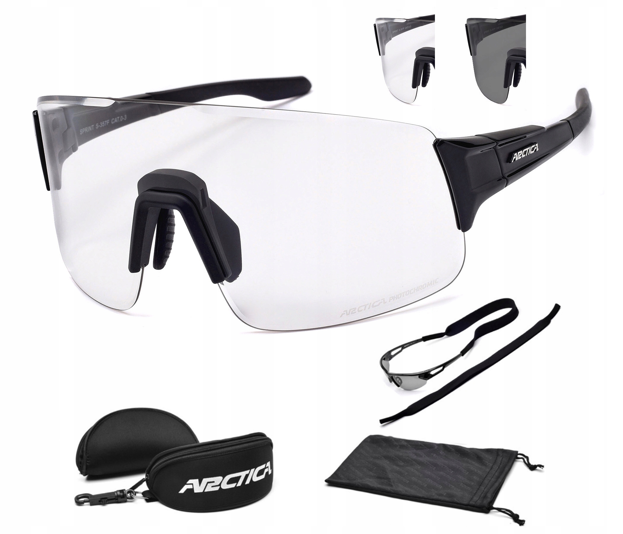 Fotochromatické Cyklistické Nebo Běžecké Brýle Arctica S-357F Kat. 0-3 UV400