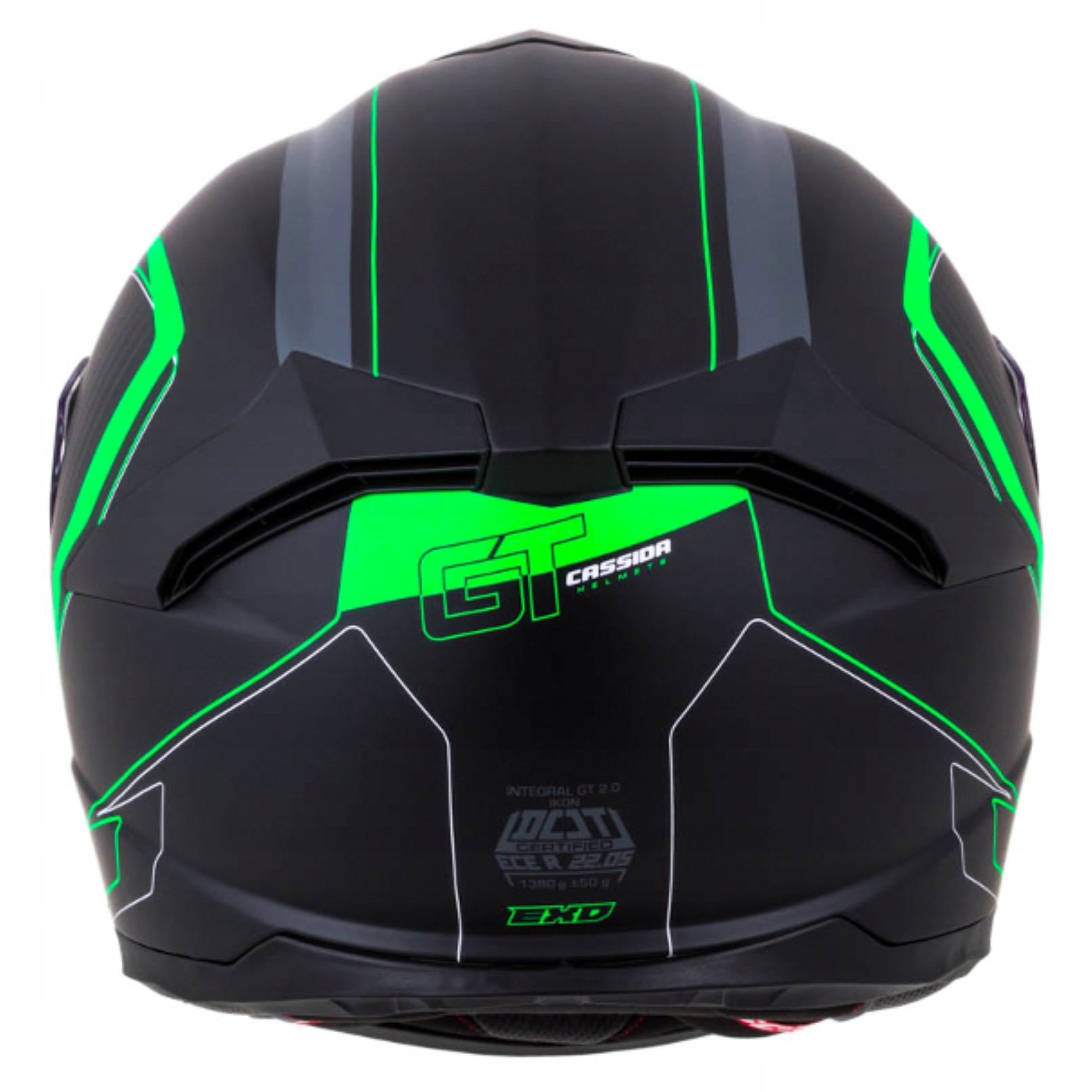 CASSIDA KASK MOTOCYKLOWY GT2 Z WŁÓKNA + PINLOCK M Typ Integralne / Pełne