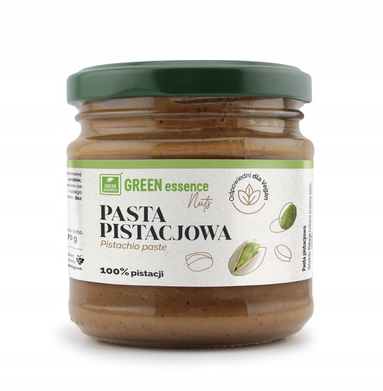 Levně 2x 100% Pistáciová pasta 170 g – Green Essence