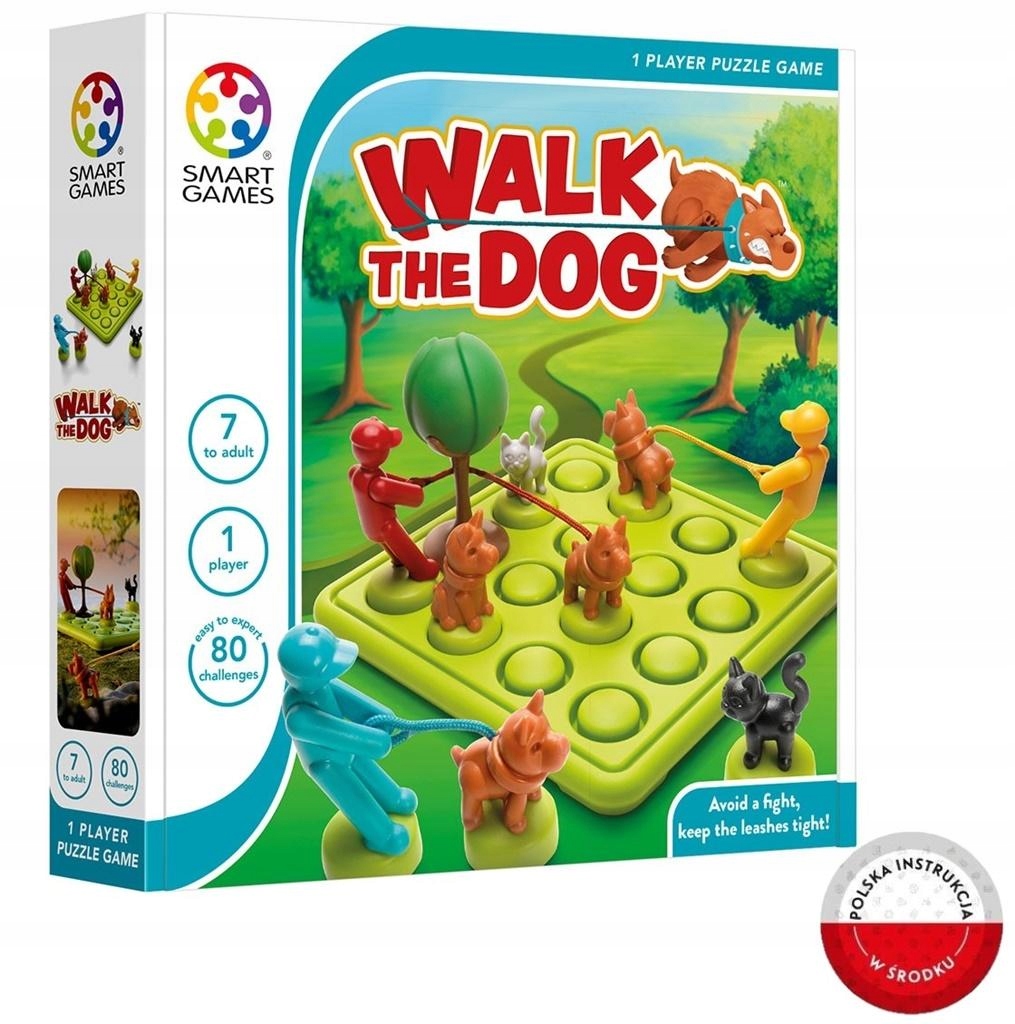 Logiczna Gra Dla Dziecka 8 Lat Smart Games Walk The Dog (eng) Iuvi Games