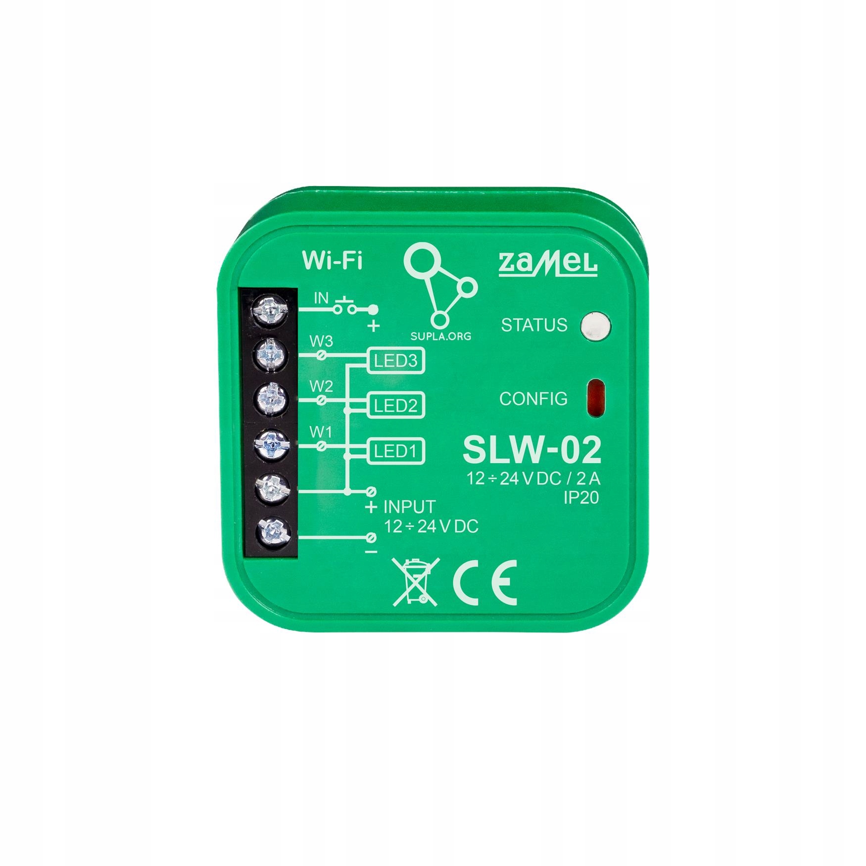

Sterownik Oświetlenia Led Wi-fi Supla SLW-02