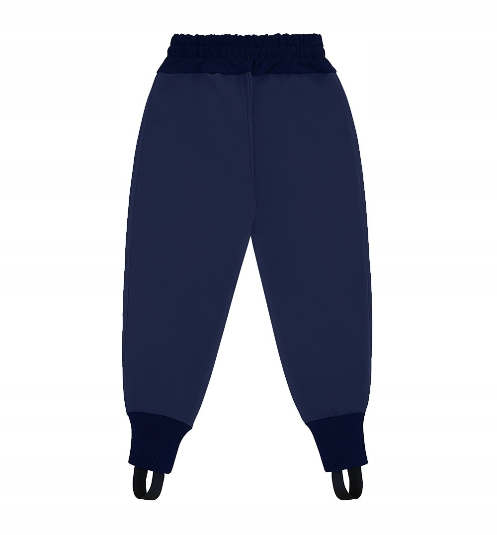 TuSzyte | Granatowe spodnie softshell, PL R.128 Kolor niebieski