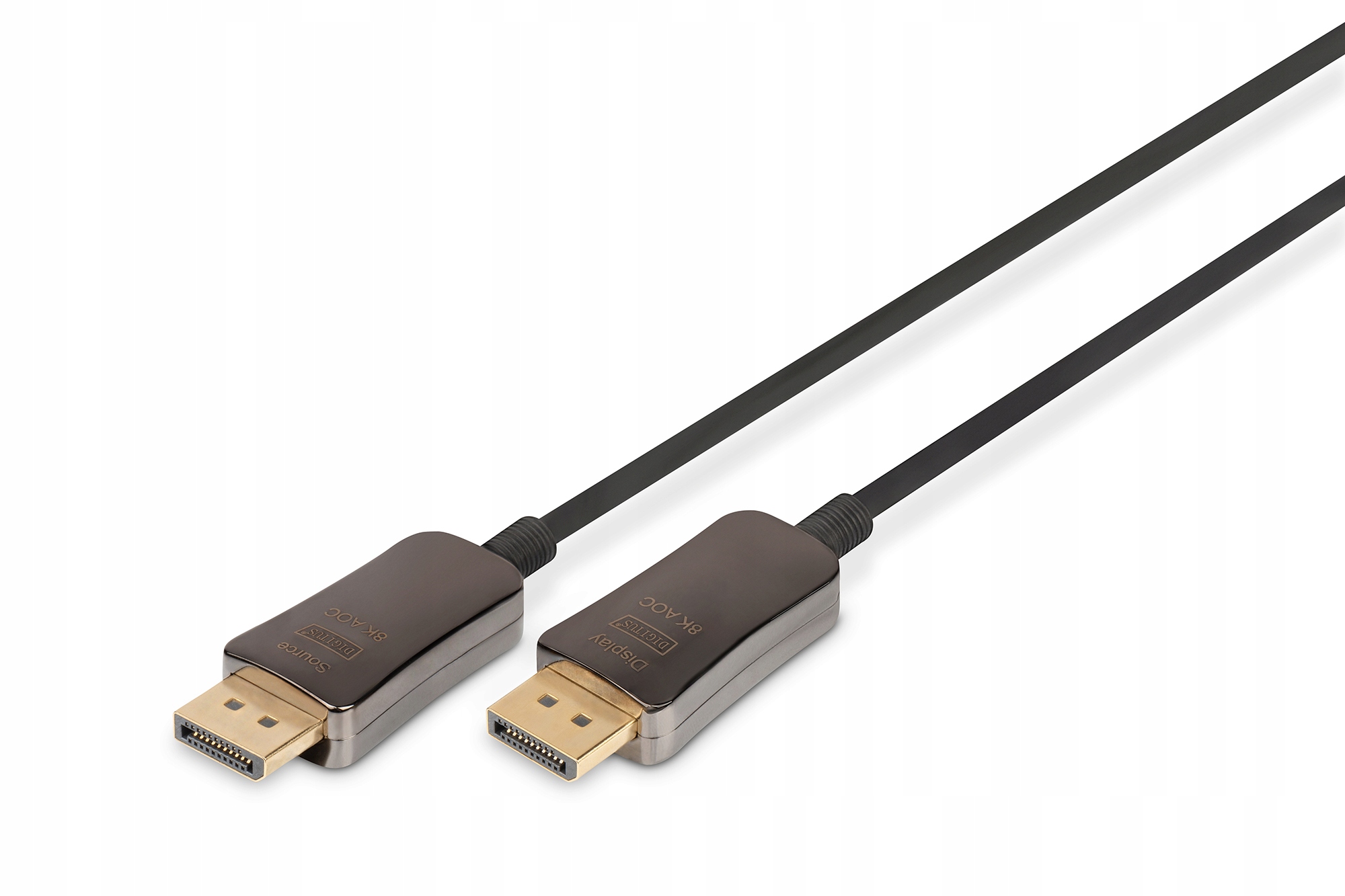 kabel Display Port Dp 8K 60Hz Uhd 20M Aoc Černý