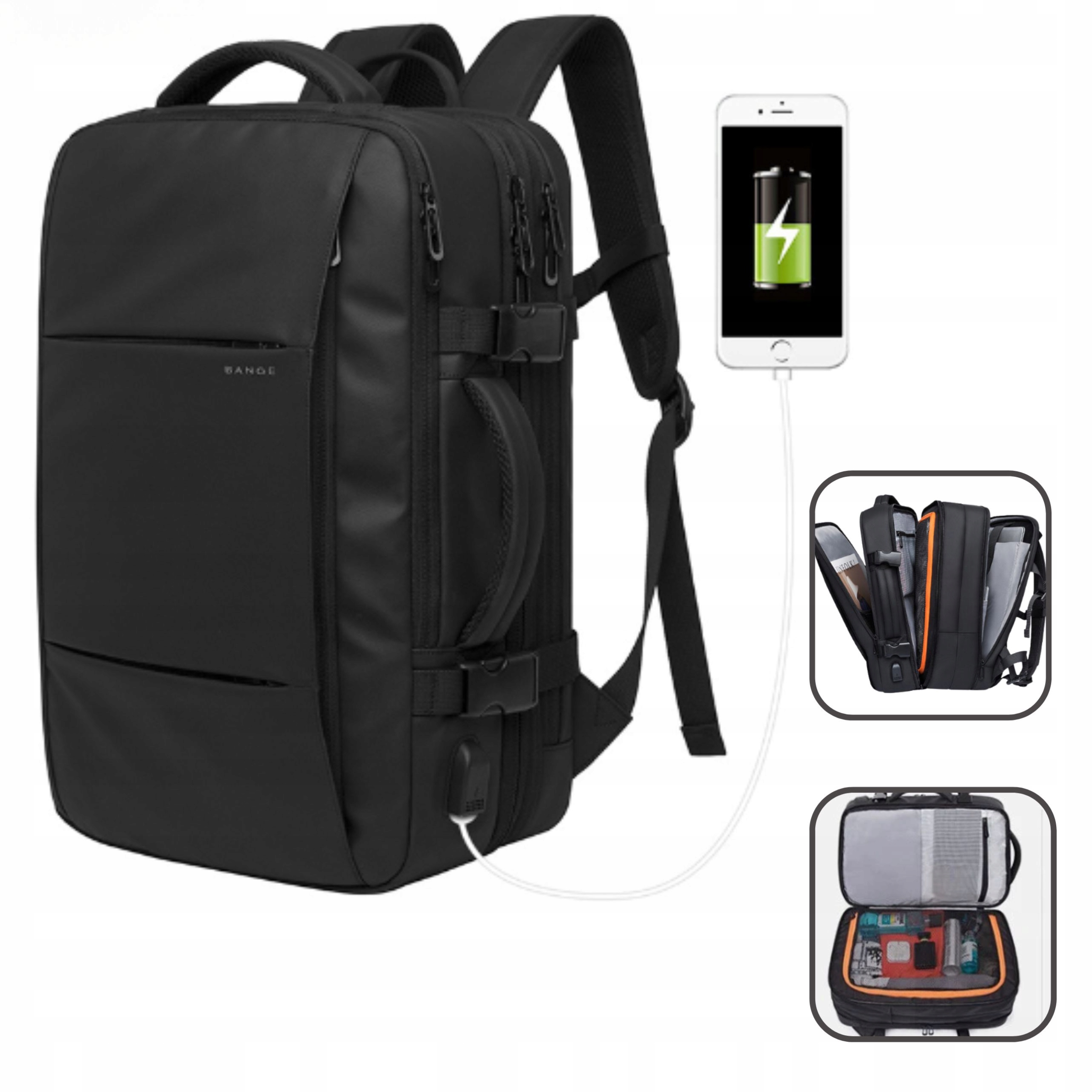 PLECAK DO SAMOLOTU KABINOWY PODRĘCZNY BAGAŻ TORBA PODRÓŻNY CABIN POJEMNY