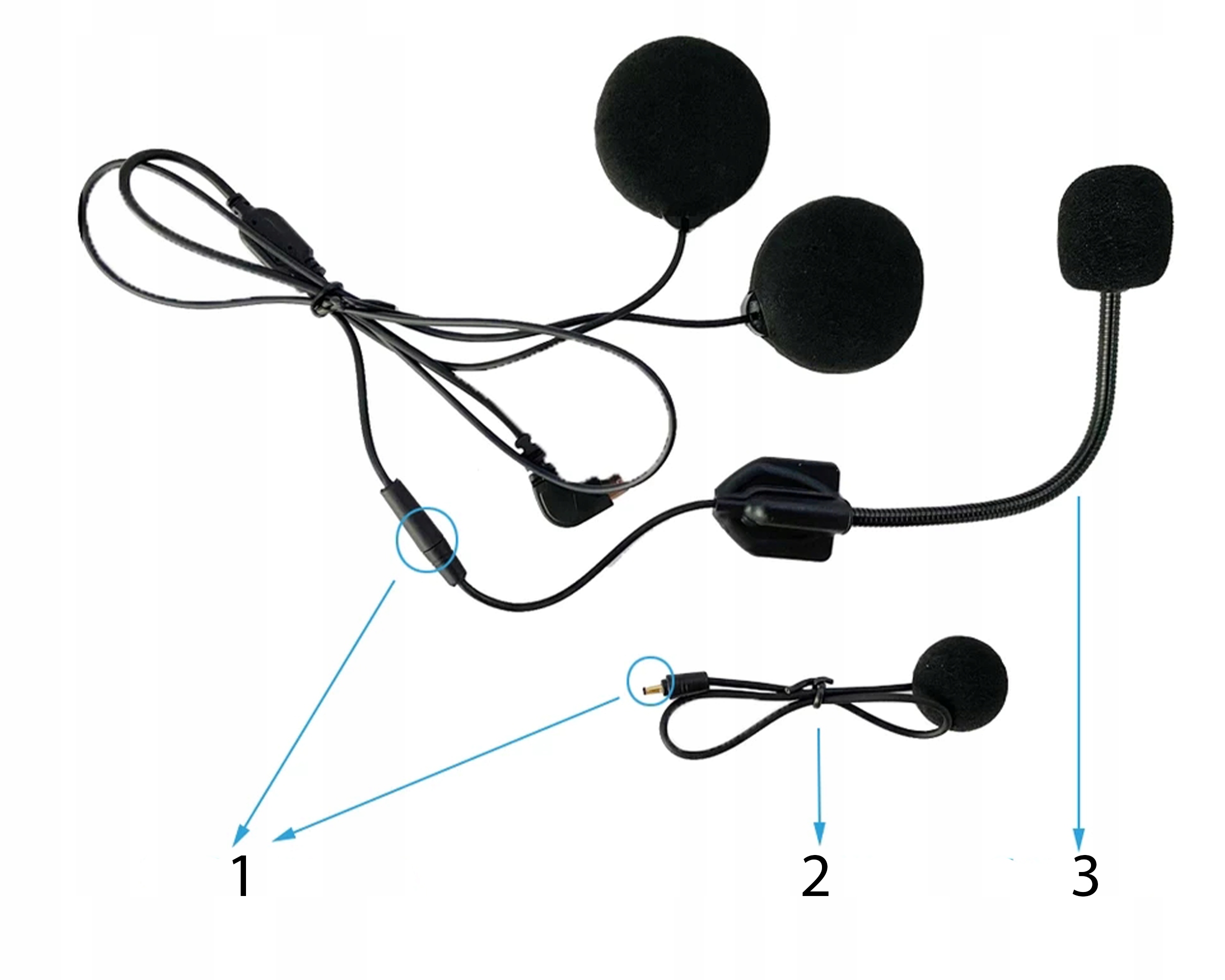 Interkom Intercom MaxTo M2 Konferencja do 6 kasków Dodatkowe elementy zestawu kabel USB zestaw montażowy