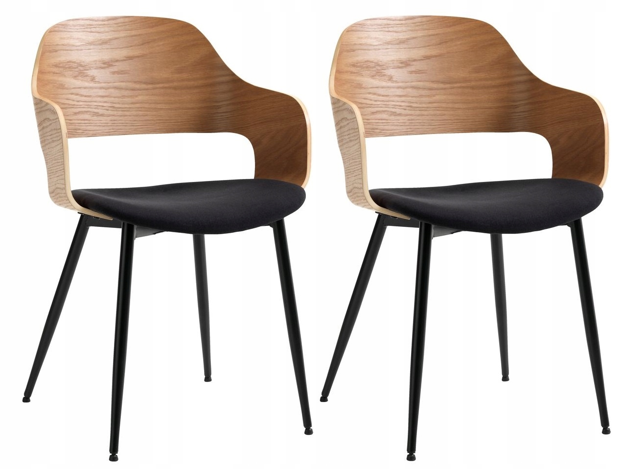 

Krzesło Hvidovre naturalny/czarny Jysk 2szt