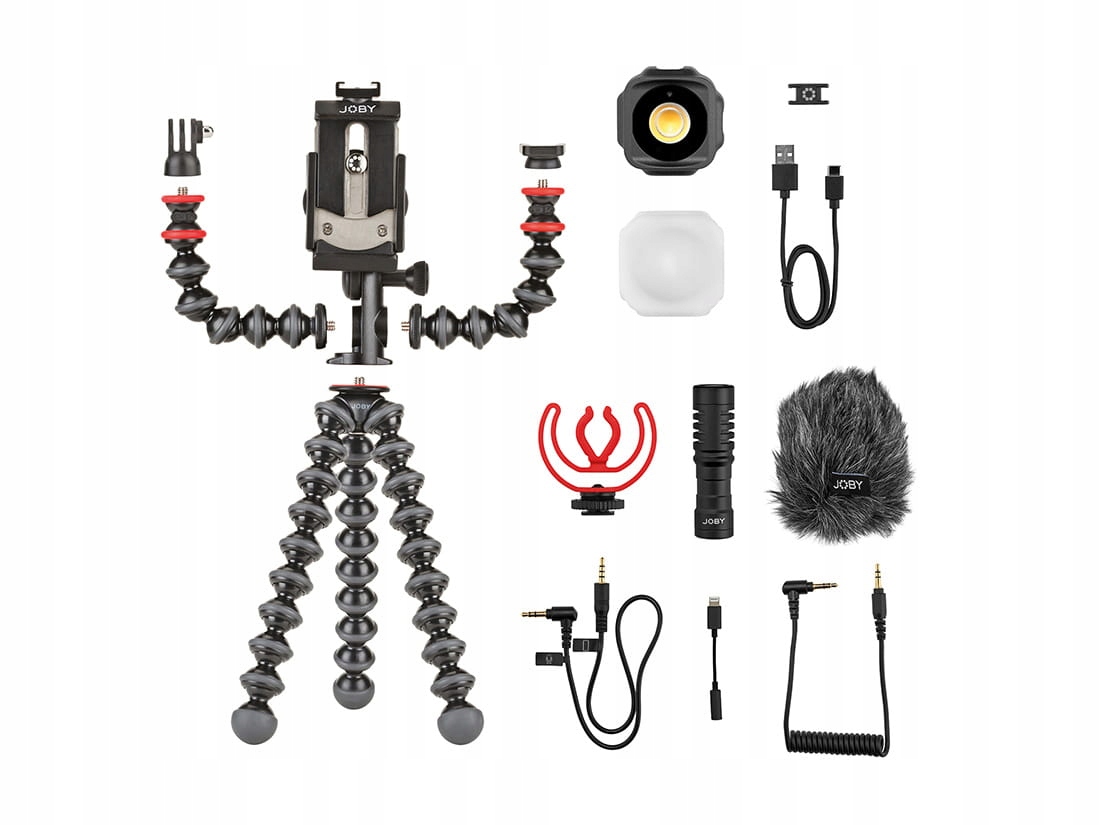 Zestaw Joby GorillaPod Mobile Vlogging Kit - statyw mikrofon i oświetlenie
