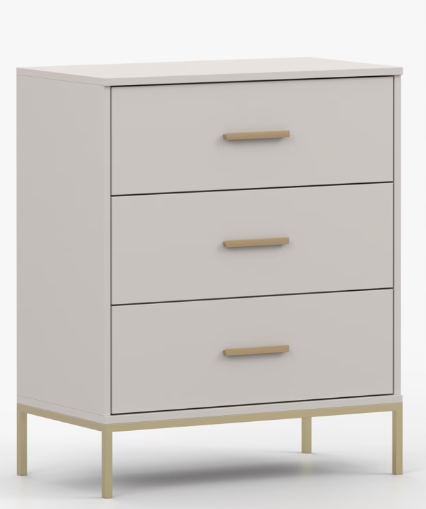 Komoda SARA 3S 70 cm CASHMERE / KASZMIR POKÓJ MŁODZIEŻOWY / SALON