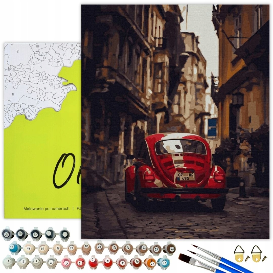 Malování Podle Čísel Auto Obrázky Pro Malování podle čísel s rámem Oh Art