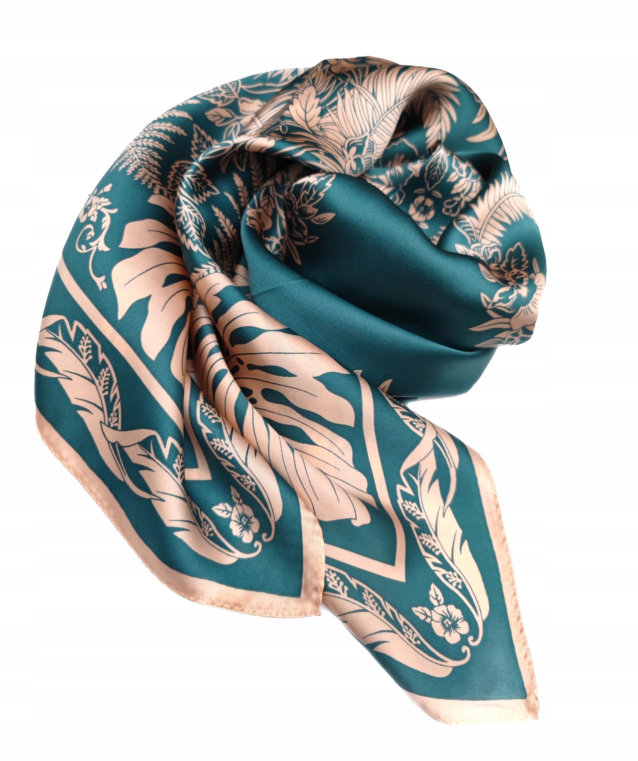 100% JEDWAB MARKOWA CHUSTA APASZKA SZAL JAKOŚĆ HQ