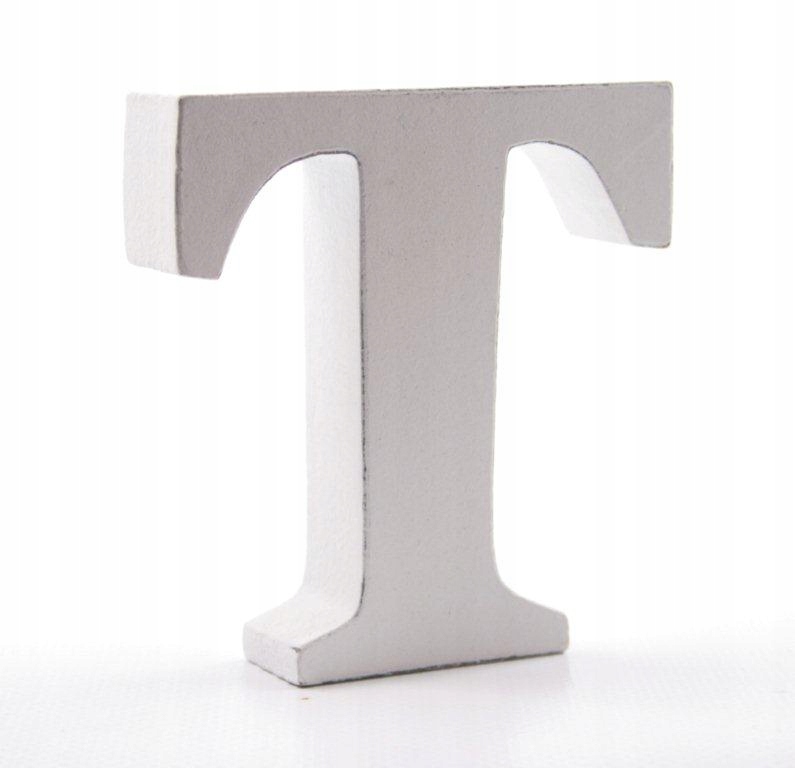 

Drewniana Litera T 7cm
