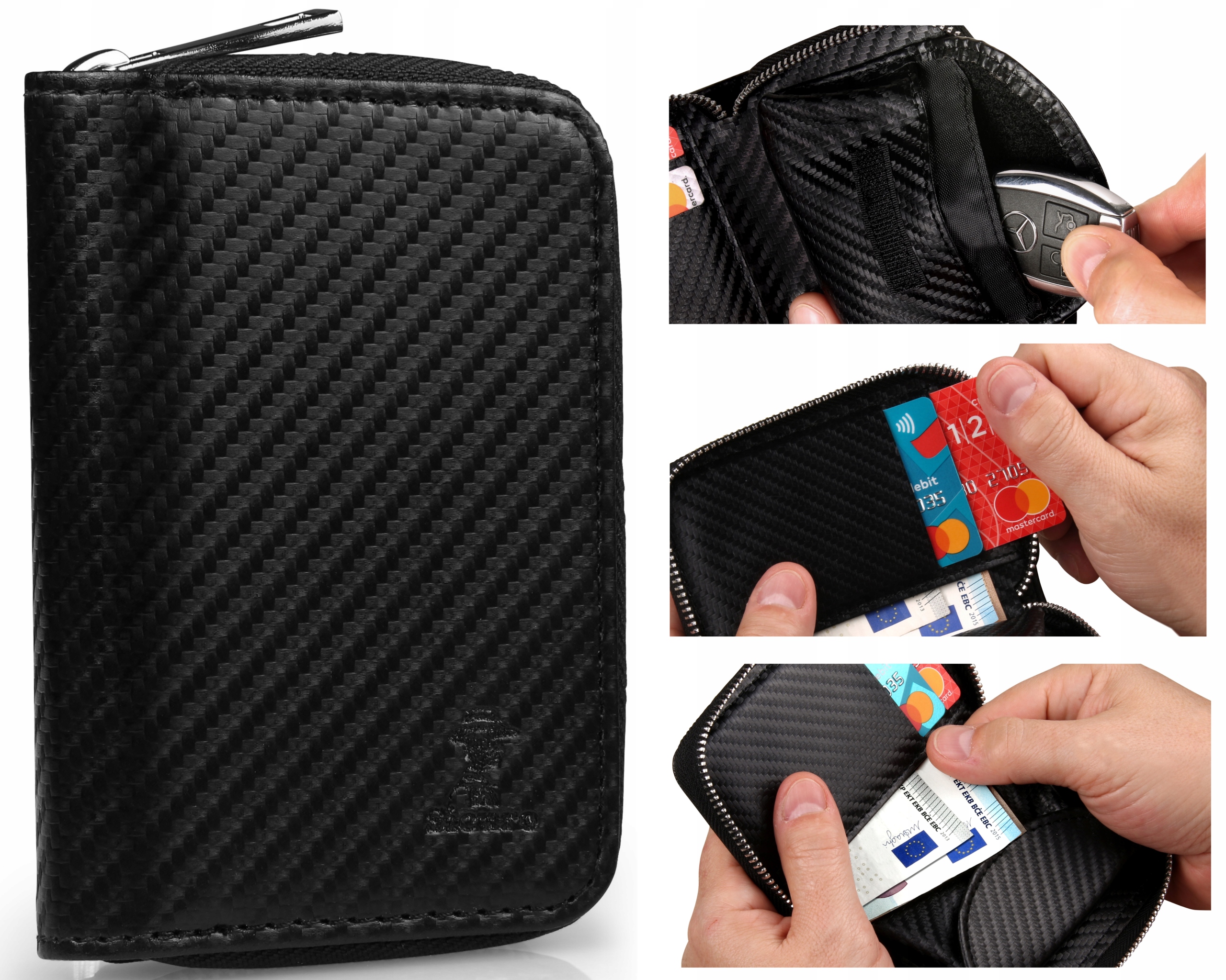 

3 w 1 Etui Rfid Pokrowiec Blokada Kluczyk Keyless