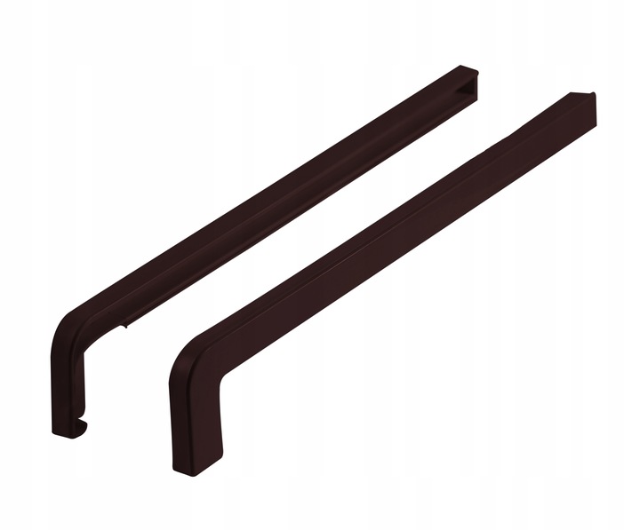 ZAŚLEPKI ZAK. PARAPETÓW PROSTA 300 mm. BRĄZ RAL 8017