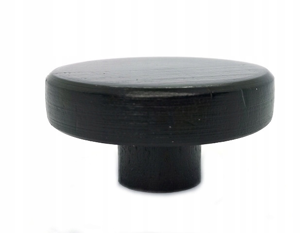 

Uchwyt Gałka Drewniana Lite Drewno Czarna Fi 48mm