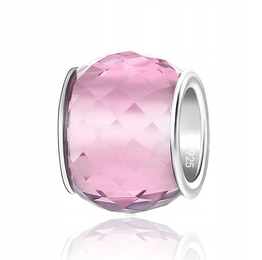 

Charms Różowy Kryształ do Pandora Apart Srebro