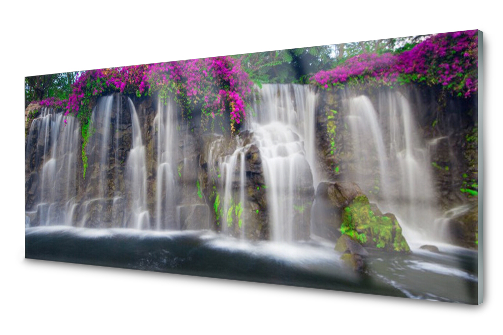 

Panel szklany do kuchni Wodospad 125x50