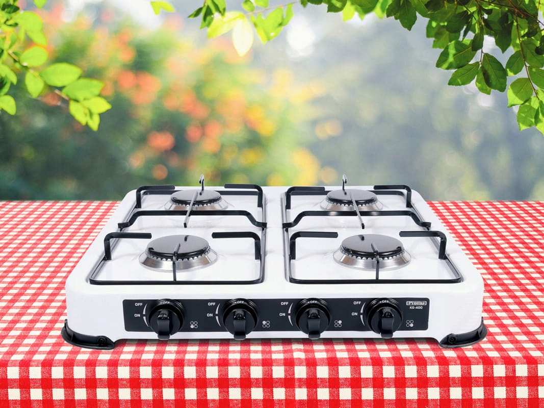 Kuchenka PŁYTA GAZOWA CZTEROPALNIKOWA Promis KG400 + REDUKTOR Z WĘŻEM Model KG400C