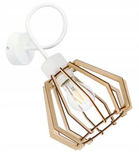 

Lampa Kinkiet E27 ścienny stały loft drew Brylant