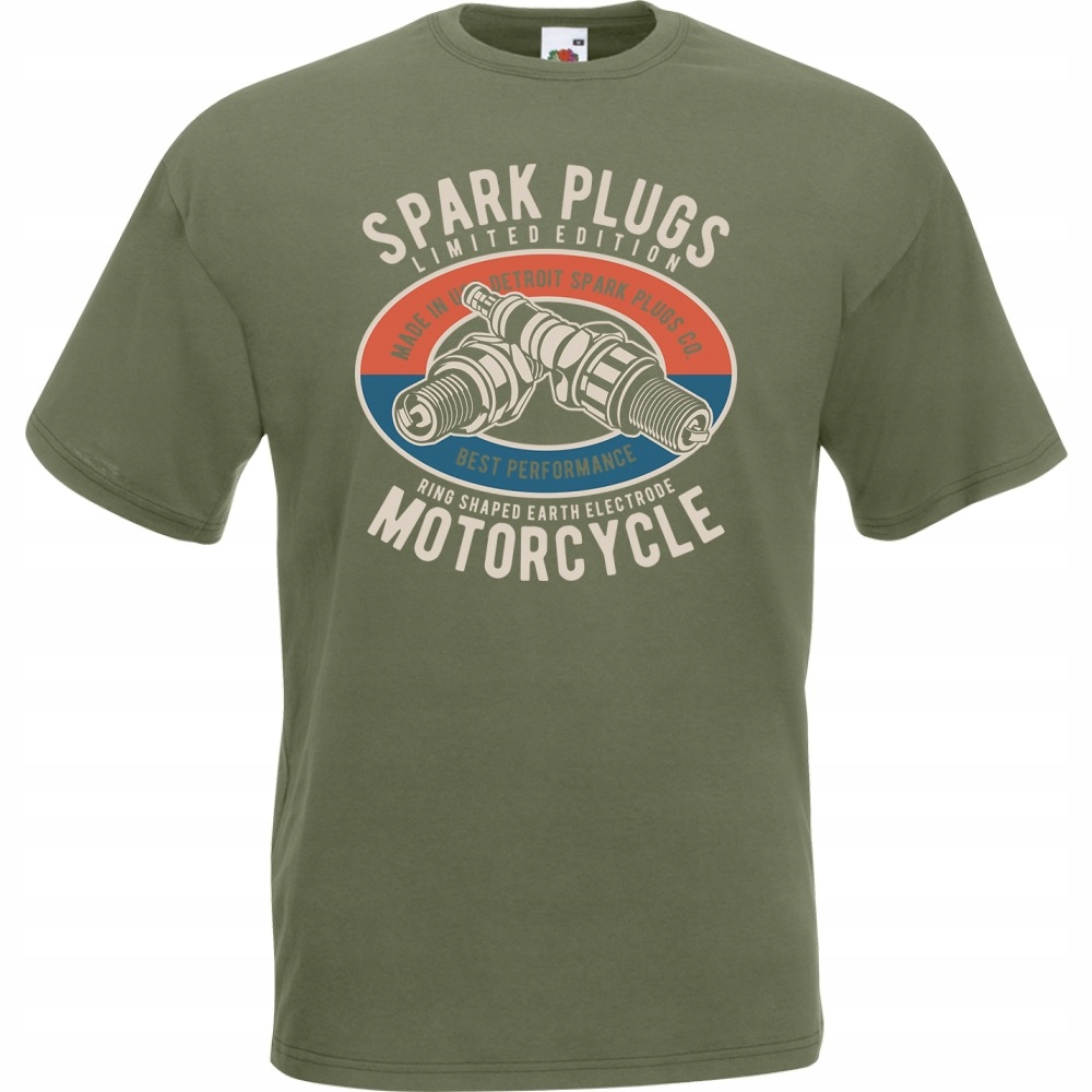 

Koszulka silnik motocykl motor speed XL oliwkowa