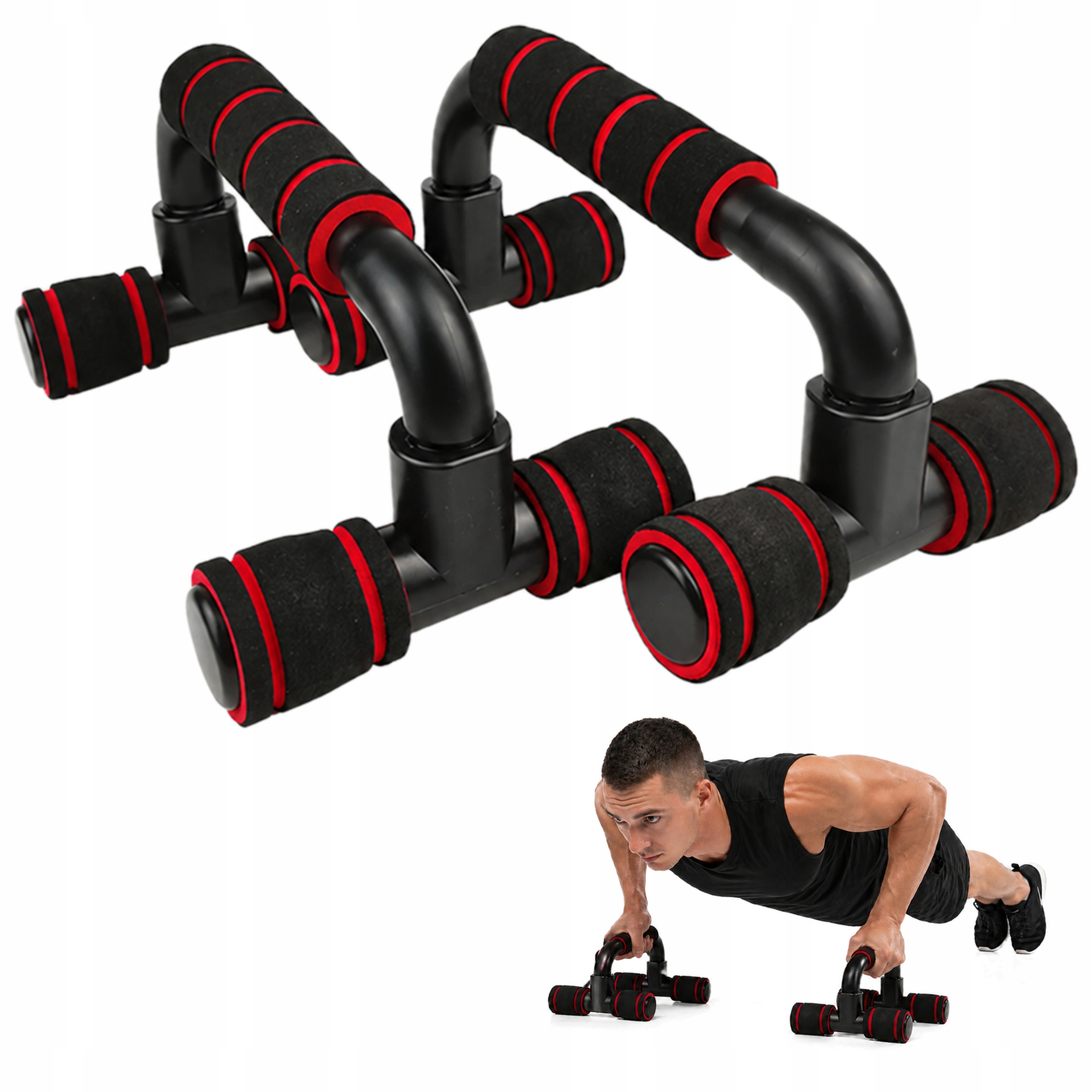 Uchwyty Do Pompek Ćwiczeń Push Up Podpórki Trening Pompki W Domu 2szt.