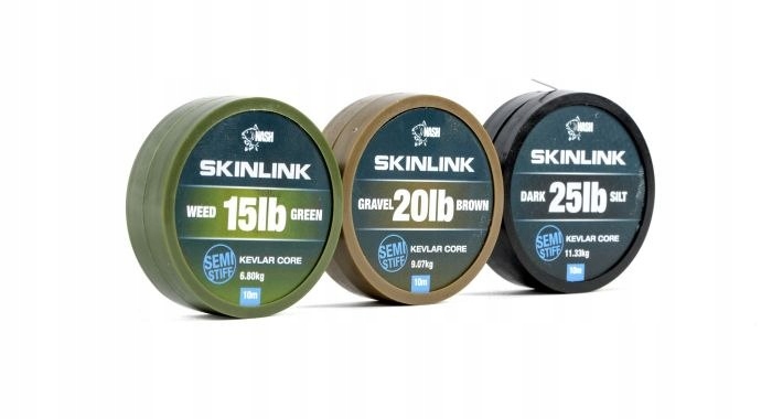 Nash Skinlink Semi-stiff 25LB Weed 10M