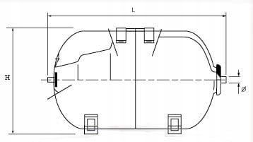 ZBIORNIK PRZEPONOWY HYDROFOROWY 80L 80 L OMNIGENA Maksymalna wydajność pompy 0 l/h